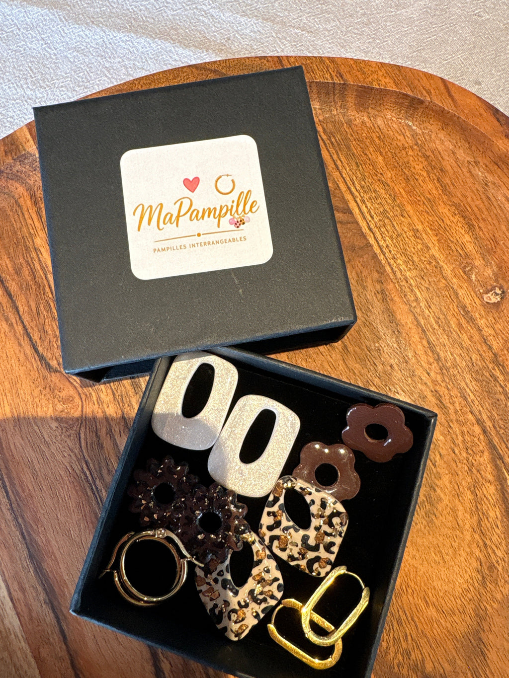 Coffret Cadeau MaPampille – 4 paires de pampilles & 2 paires de créoles