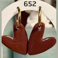 Herz-Schmuckanhänger Schokolade 3,2 cm