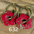 Anhänger Rote Blume – Goldene Blätter – Nr. 632