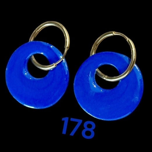 Blauer Rundanhänger 2,8 cm